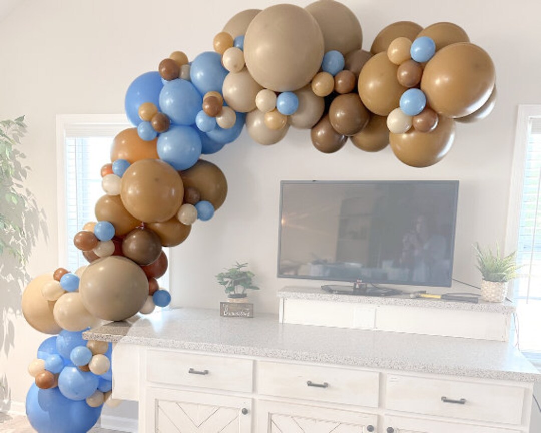 Gejoy Floating Bear Balloon Kit - Baby Shower Decor With Plush Bears & Latex Balloons