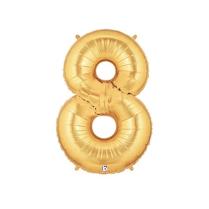 Number Eight Balloon Birthday Number Gold Balloon Foil Balloon Kit Birthday Party Party Decoration Large Number Balloon