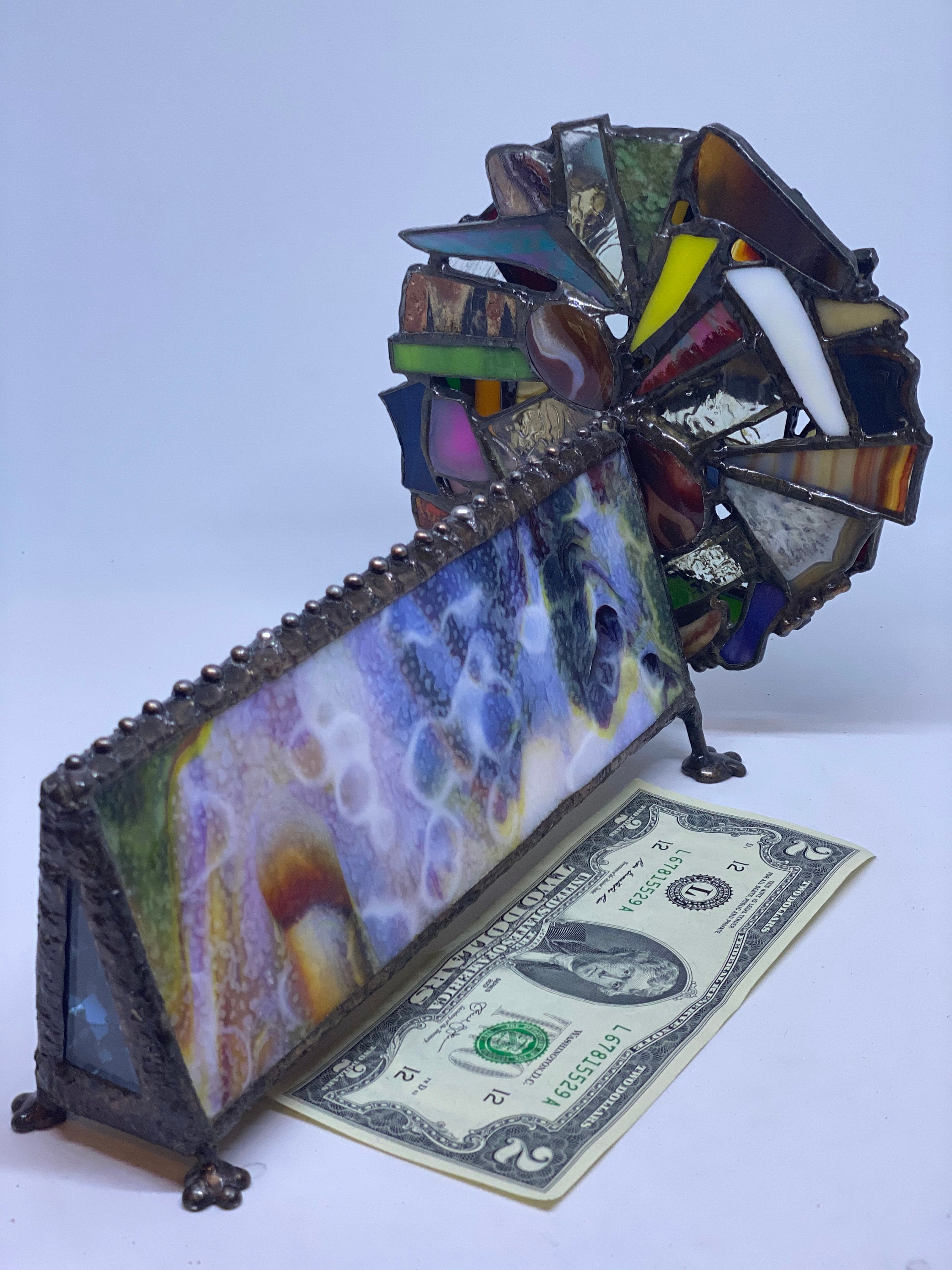 Handmade stained glass kaleidoscope Etsy