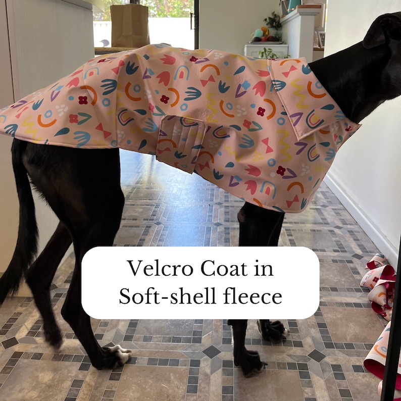 M/L/XL Whippet Velcro Coat PDF Sewing Pattern / Dog / Etsy