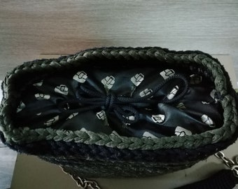 Crochet handbag