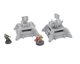 Grimdark Listening Post Terrain 28mm 30mm Tabletop Wargaming 3D Printed