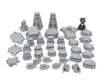 Imperial Guard EPIC Bundle V2 | Grimdark Outpost 6mm 8mm Terrain Tabletop Wargaming 3D Printed