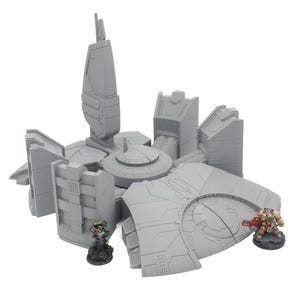 Cadre Headquarters V2 | United Frontier 28mm 30mm Terrain Tabletop Wargaming 3D Printed image 1
