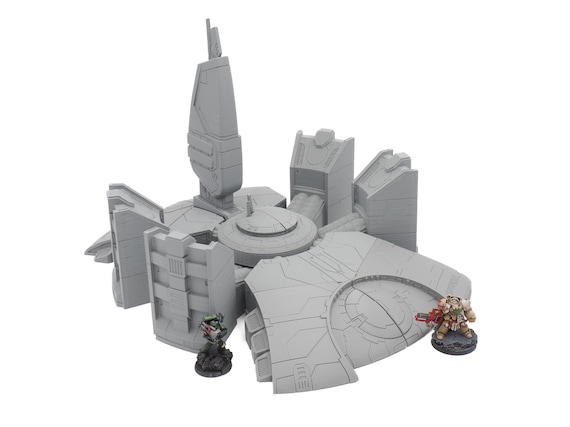 Cadre Headquarters V2 | United Frontier 28mm 30mm Terrain Tabletop Wargaming 3D Printed