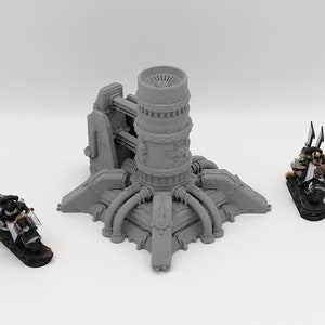 Grimdark Thermo Plasma Generator Terrain 28mm Tabletop Wargaming 3D Printed