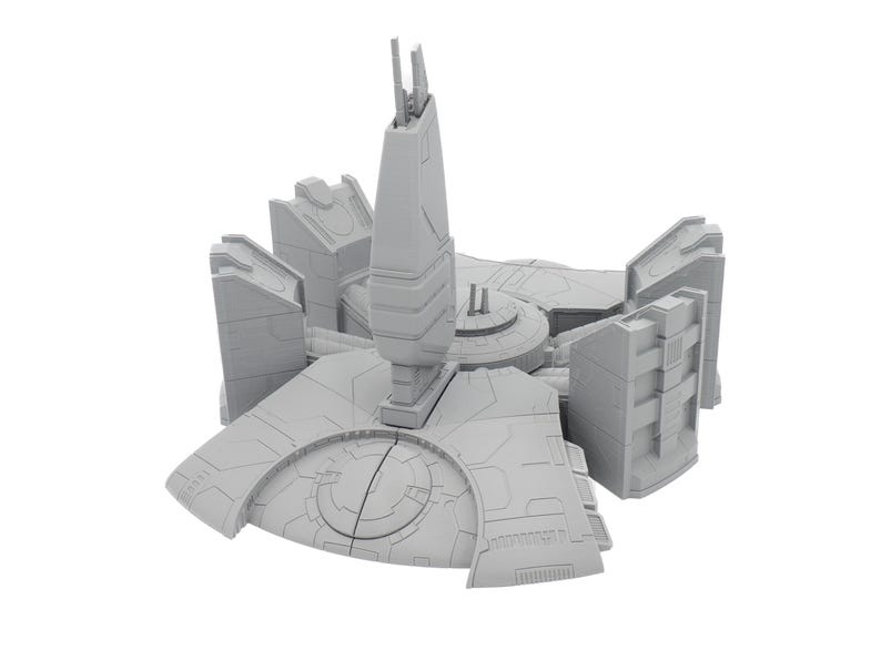 Cadre Headquarters V2 | United Frontier 28mm 30mm Terrain Tabletop Wargaming 3D Printed image 2