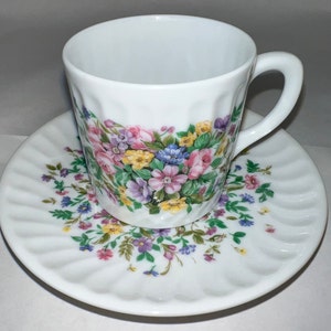 Espresso cup and saucer, Vista Alegre Portugal