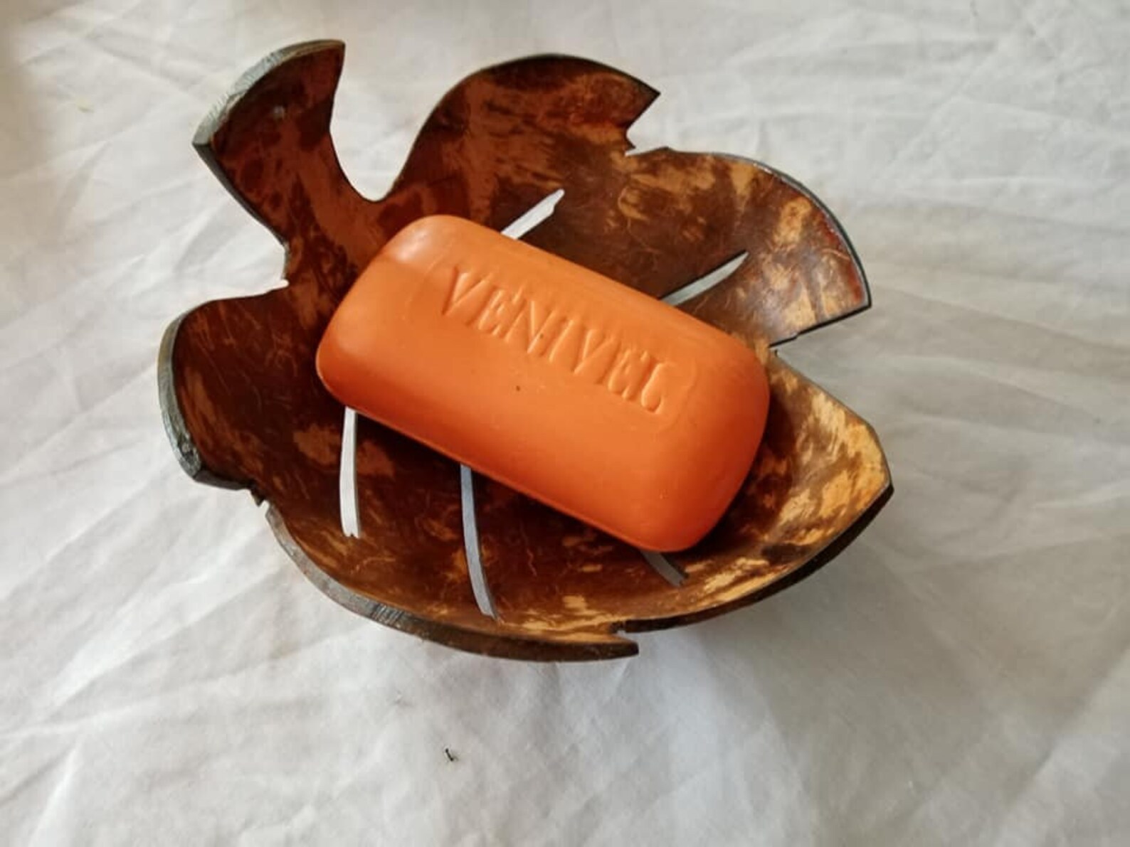 Natural Coconut Shell Soap Holder Etsy