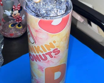20oz Dunkin Donuts skinny tumbler