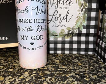 20oz “Waymaker” skinny tumbler