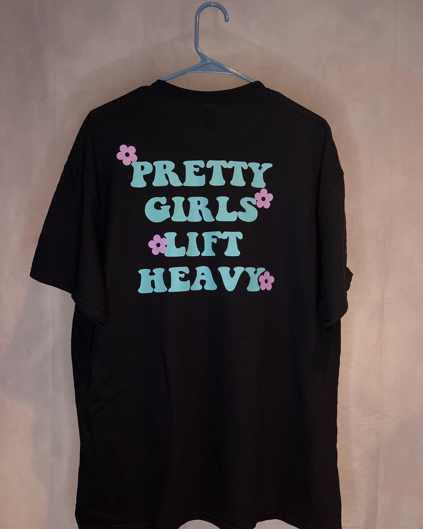 Pretty Girls Lift Heavy Pump Cover Gym Apparel Over Sized Etsy