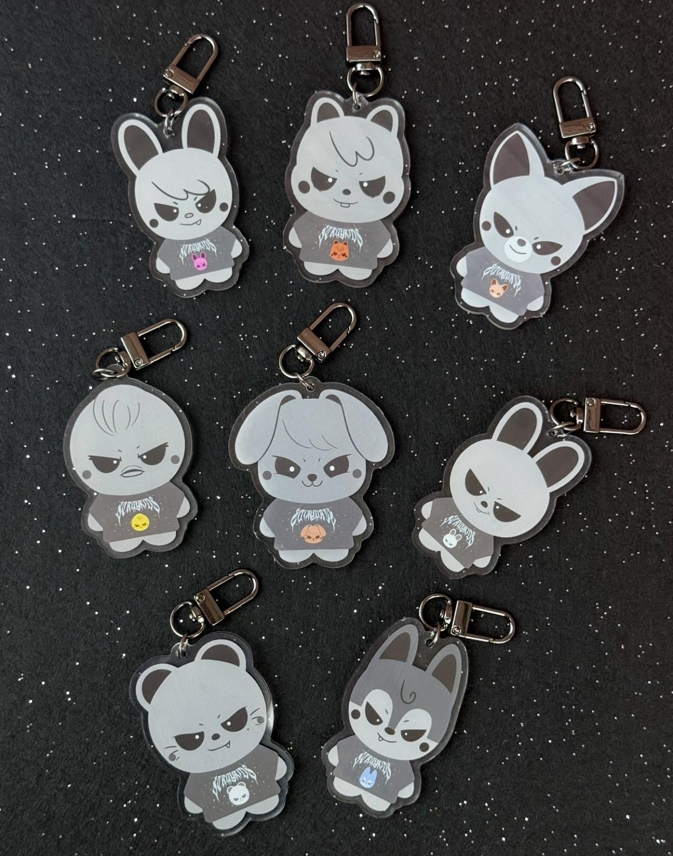 Evil Skzoo keychains