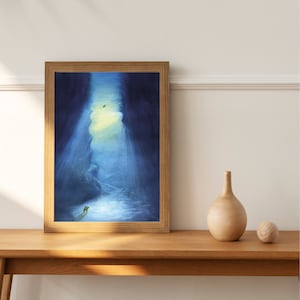 Watercolor Art | Digital Art | Abstract Art | Printable Wall Art | Waldorf | Spiritual Art | Landscape Painting |Comrade