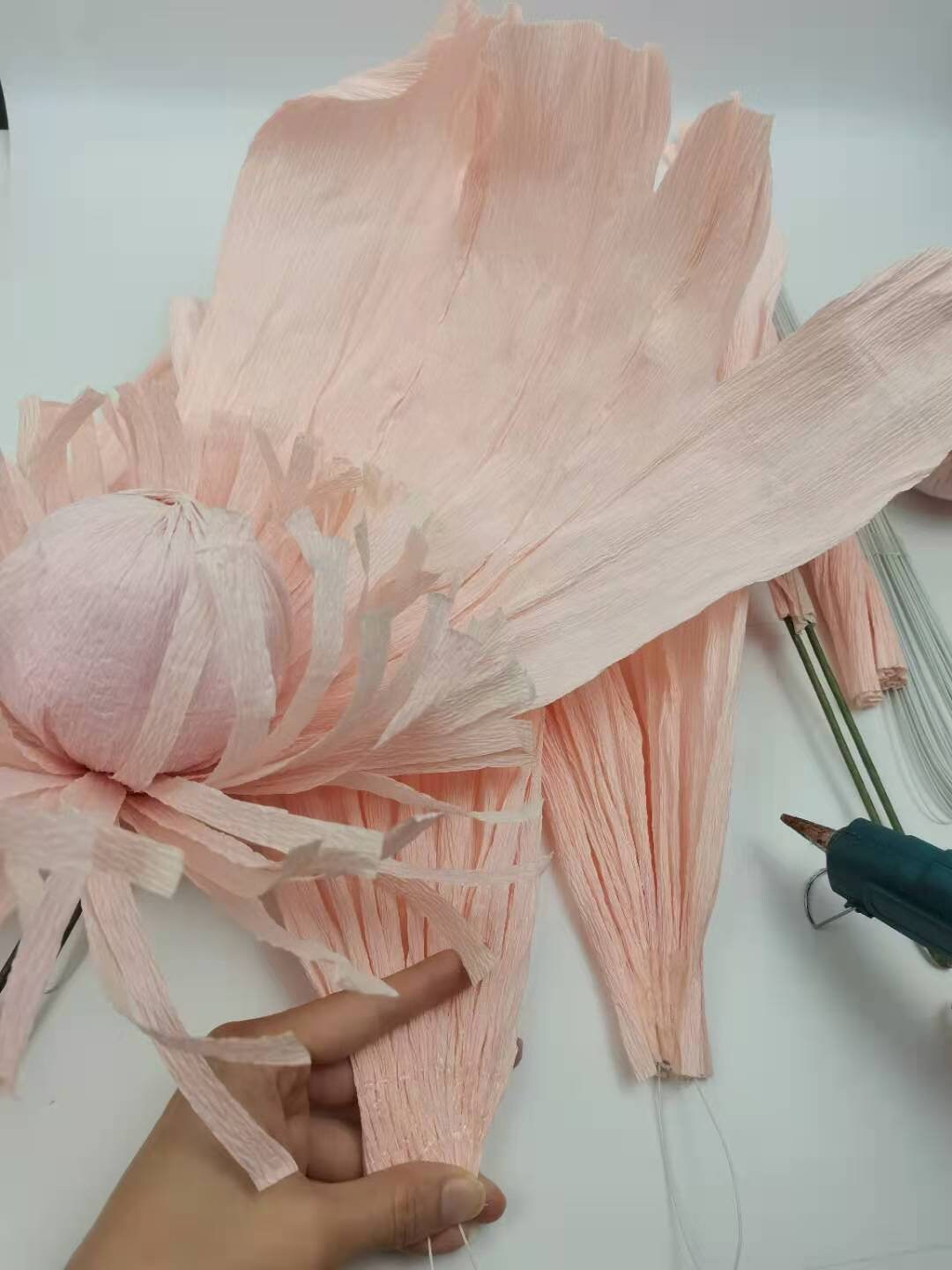 Giant Paper Poppy Flower Large Crepe Paper Flower Etsy Canada