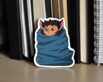 Burrito Catra waterproof sticker | She-Ra and the Princesses of Power
