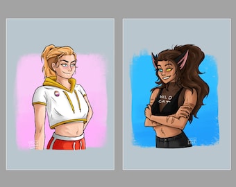 Impression A4 Catradora | She-Ra et les princesses du pouvoir