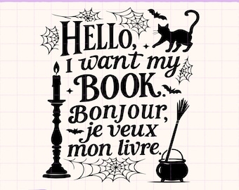 Retro Halloween SVG PNG - Bookish Halloween svg - 90s Halloween Shirt - Halloween Quote png, Halloween Book Shirt - Halloween Movie svg