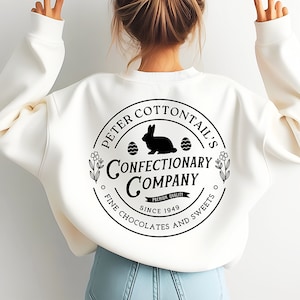 Cottontail Candy Company SVG, Cottontail Candy Company PNG, Pâques rétro svg, svg lapin de Pâques, chemise de Pâques svg, sublimation de chemise de Pâques