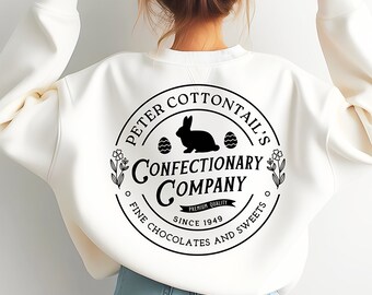 Cottontail Candy Company SVG, Cottontail Candy Company PNG, Retro Easter svg, Easter Bunny svg, Easter Shirt svg, Easter Shirt Sublimation