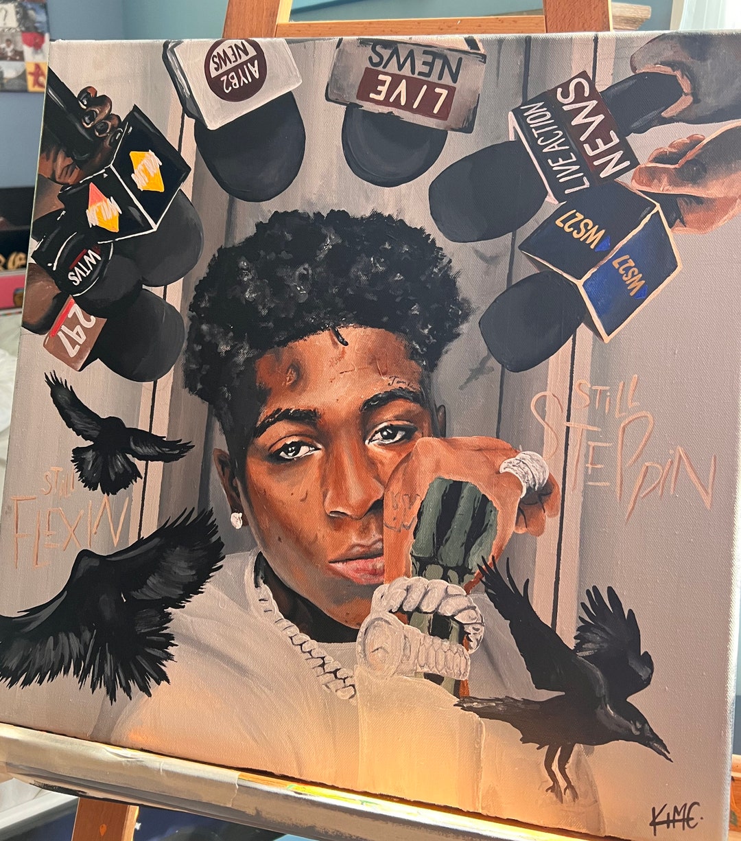 PREORDER 12x12 NBA YOUNGBOY Poster Etsy