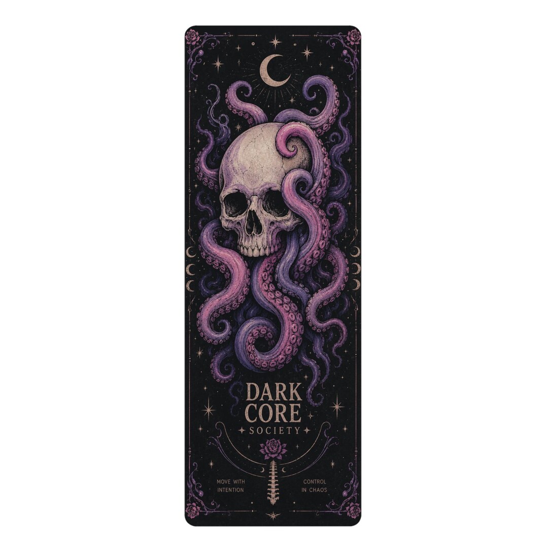 Octupus Workout Skull Octopus Workout Mat - Etsy