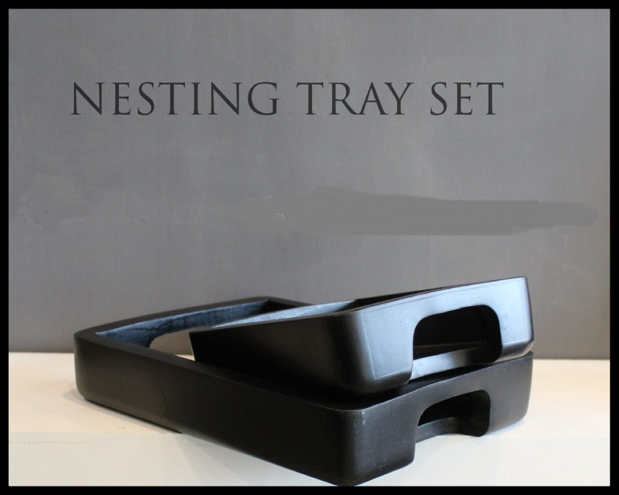 WOODEN NESTING TRAYUnique Multipurpose Serving Tray with Etsy