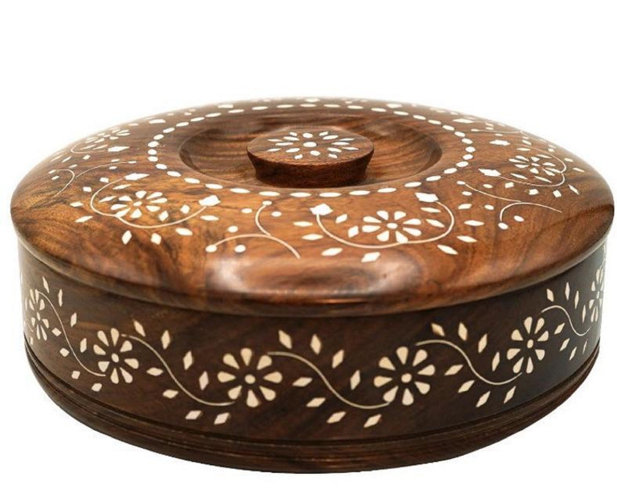 WOODEN MASALA BOX With 9 SpicesSpice Box with Floral Handmade Etsy