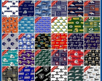 Nfl Fabric Etsy