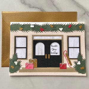 Home for the Holidays - Handmade 3D Christmas / Holiday / Winter Card