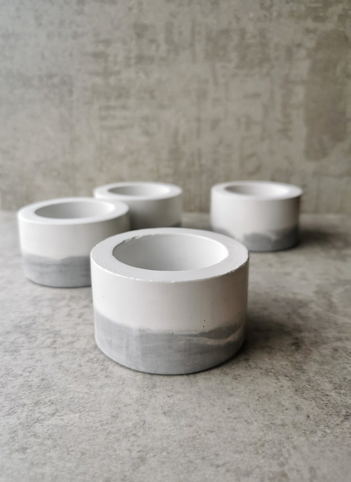 4 Pots à Bougie En Coquille De Noix De Coco - Décoration Naturelle Et Écologique