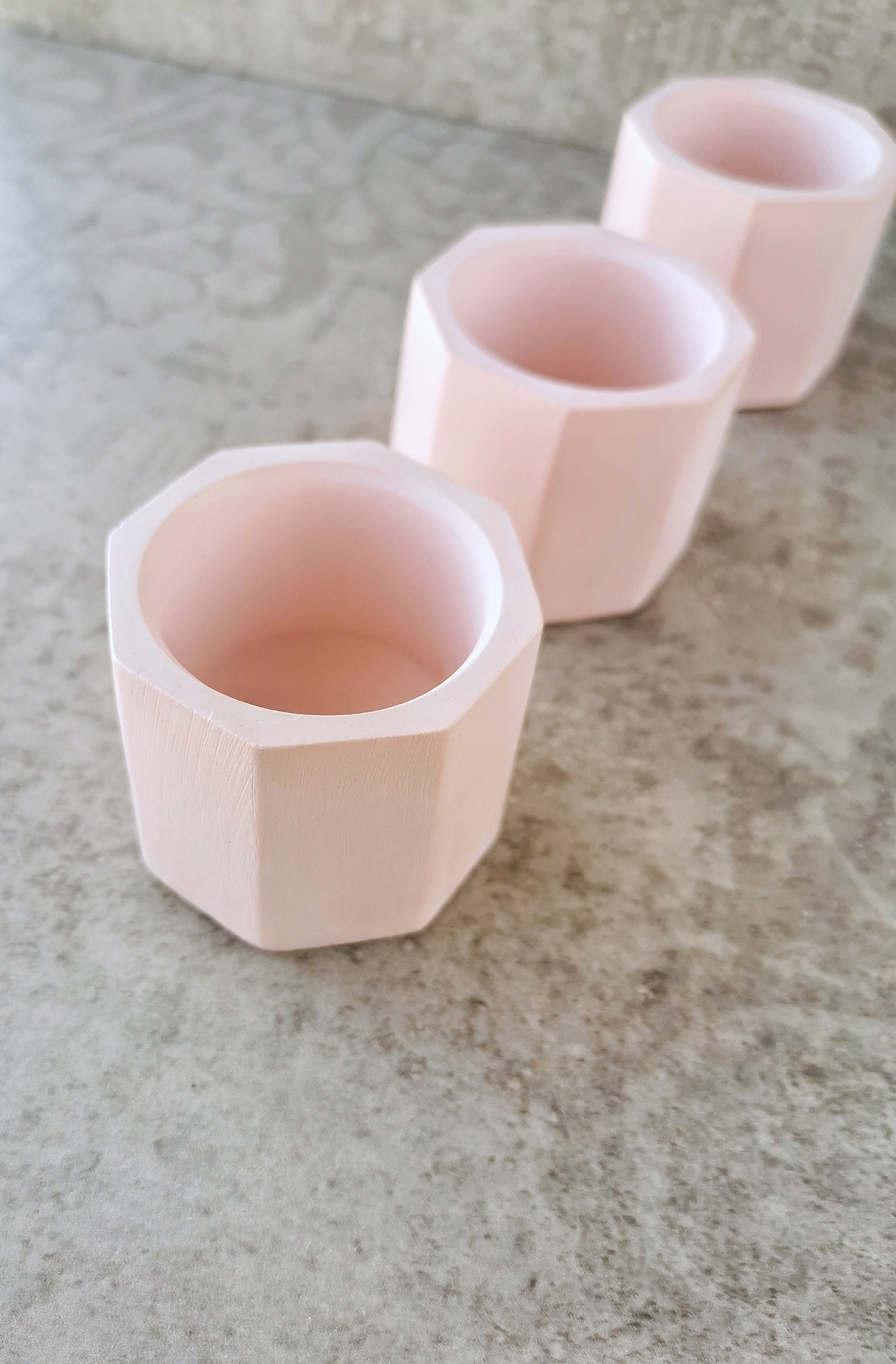 Candle jars bulk for candle making cast handmade light pink Etsy