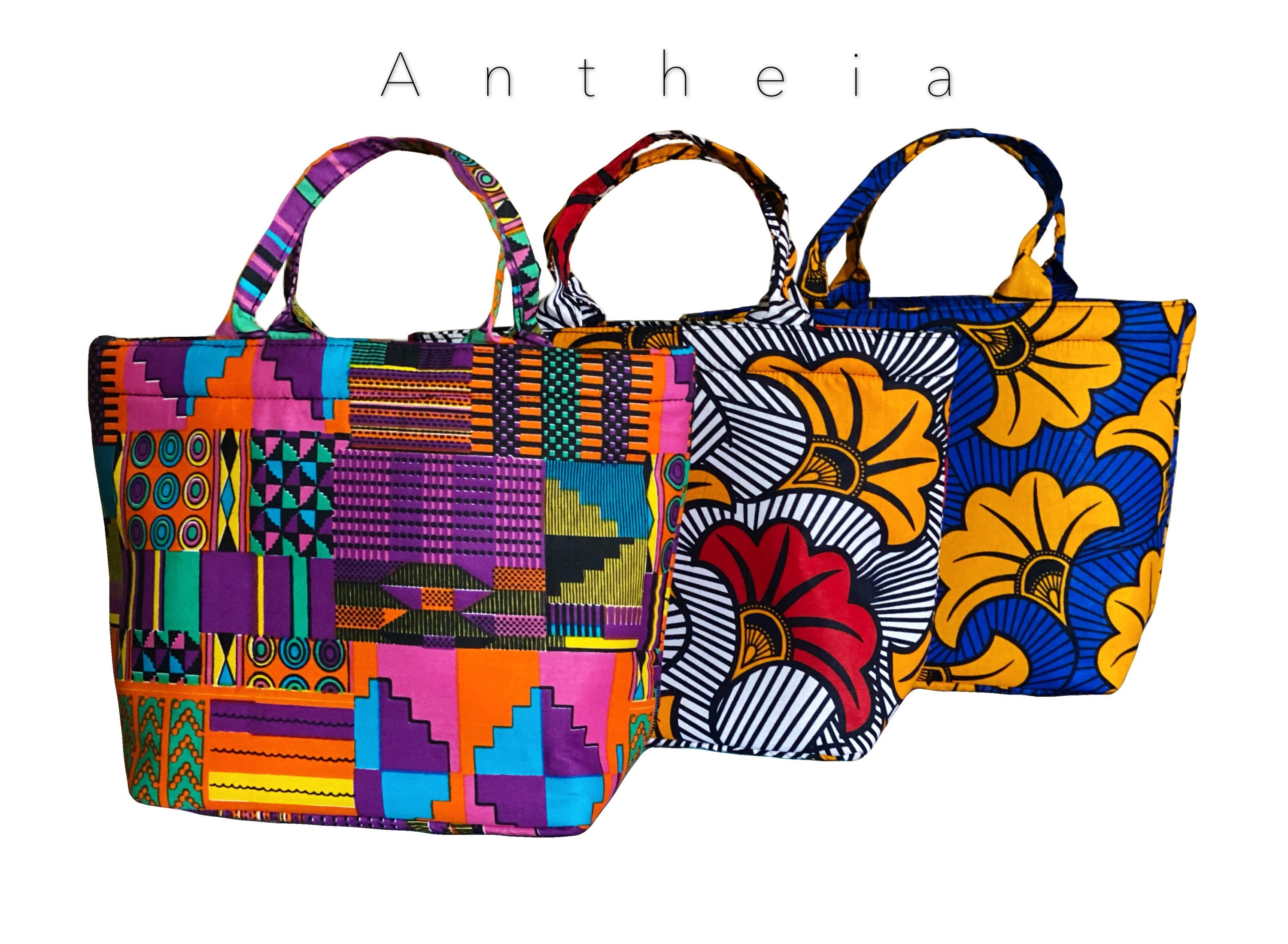 African Print / Ankara Small Tote Bag Etsy