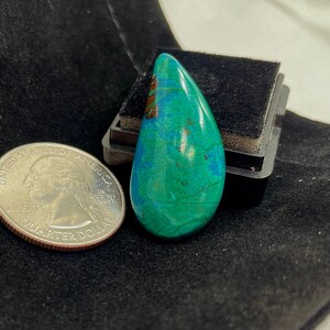 Malachite Azurite Cabochon Gem Grade with High Luster Large Size Pendant Cabochon Best Highest Quality Patterns and Designs Greens and Blues