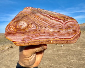 2.12lb+! Huge Wonderstone! Wow!! Nevada Rhyolite Slabbed Face Perfect Display! Best Lapidary Special Mineral  Specimen! Ethically Sourced US