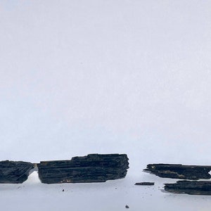 Rare 4 Pieces Crystal Shiny Black Tourmaline Healing Crystal Tourmaline Beautiful Crystal Very Rare Ethically Sourced USA