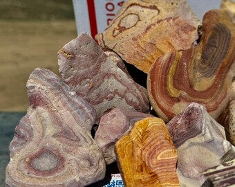 10lb Bulk Wonderstone: Nevada Rhyolite, Tumble Ready Lapidary