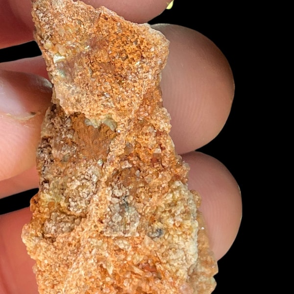 Minerai d'or à haute teneur en chrysocolle et quartz druzy Incroyable, magnifique et scintillant cristal rare, minerai de source éthique, mine de voitures, Nevada, États-Unis