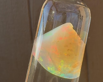 AMAZING Color Play! Virgin Valley Opal Rare 35ct+ Water Fire Opal STUNNING Best High Fire Contraluz Opal Nevada USA Hydrophane Opal Limbcast