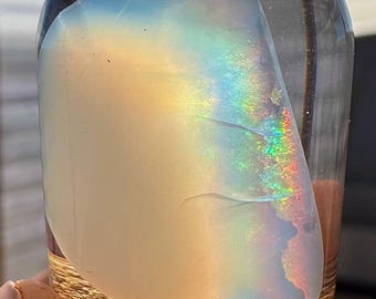 Incredible Opal! Best Virgin Valley Opal Rare 25ct+ Precious Opal STUNNING Best High Fire Contraluz Opal Nevada USA Hydrophane Opal Limbcast