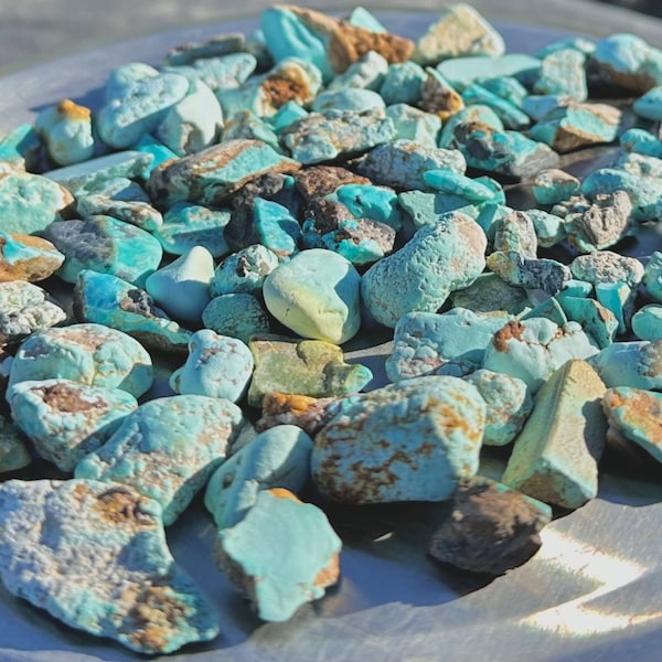 2000+ Carats!! Turquoise Lot Rough Rare Royston Old Stock Open Pit Mines Tonopah Nevada High Grade Gem Turquoise Rough Best Location NV, USA