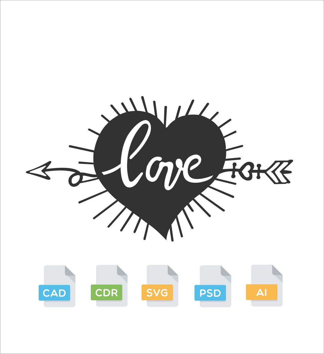 Love wall Signs Wall Artdxf Vectorel Cutting File Ready Etsy