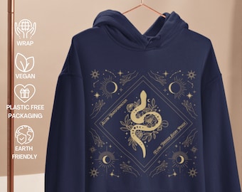 UK Casual Hooded Sweatshirt Wellcoda Triangle Snake Fashion Mens Hoodie UK Casual Hooded Sweatshirt Wellcoda Triangle Snake Fashion Mens Hoodie