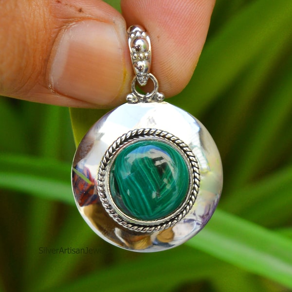 Malachite Jewelry - Etsy