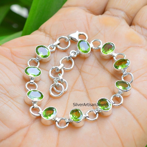 Raw Peridot Bracelet, August Birthstone Jewelry, Peridot Crystal Bracelet,  Peridot Healing Jewelry, Friendship Bracelet, Birthday Gifts - Etsy | Peridot  bracelet, August birthstone jewelry, August birth stone