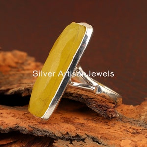 Sale For Combo Rings / Natural Gemstones Ring / Yellow Pink Green Aqua Rings Antique Silver Rings / Anniversary Rings For Her