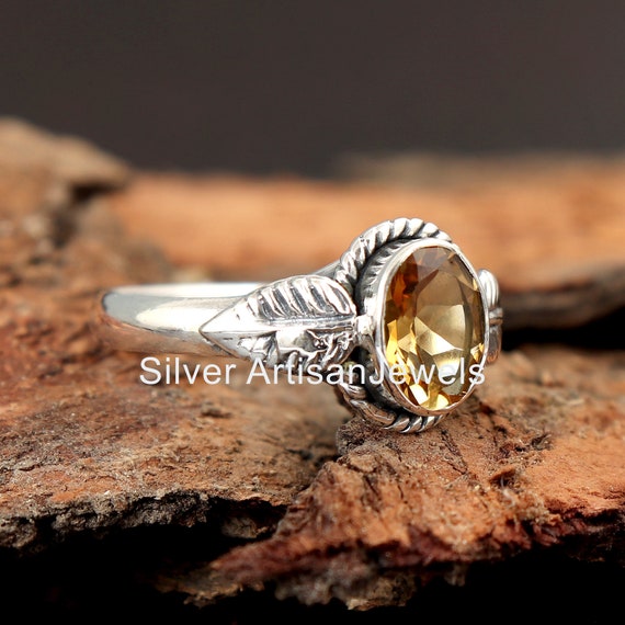 Etsy 2024 citrine ring