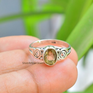 Natural Citrine Ring, 925 Silver Ring, Excellent Ring Oval Cut Stone Ring, Handmade Gems Ring, Minimalist Ring Women Ring, Yellow Ring