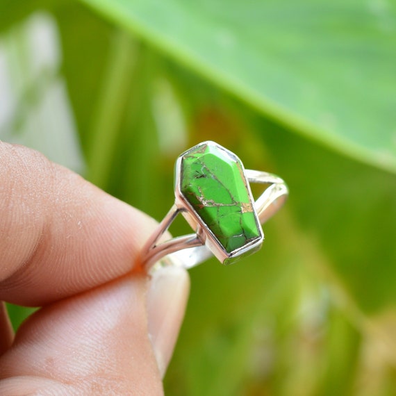 Etsy coffin hotsell ring