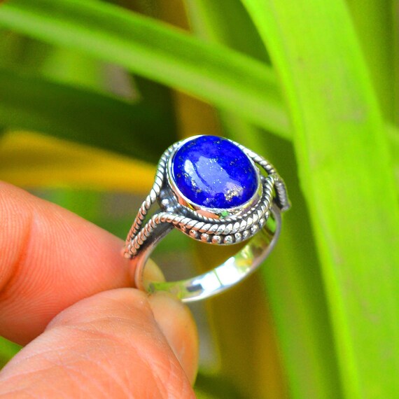 Etsy lapis 2024 lazuli ring